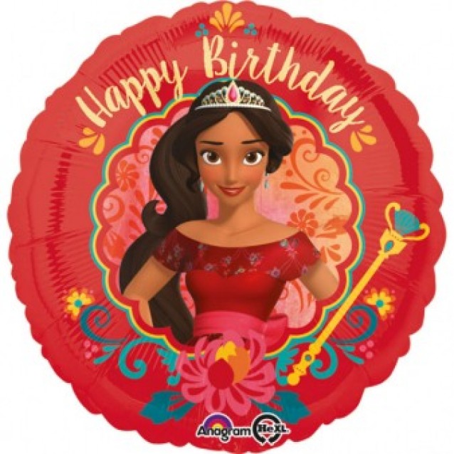 Fóliový balón, Happy Birthday, Elena of Avalor, veľ.18