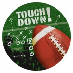 Papierový tanier, Touch down, 23cm/8ks
