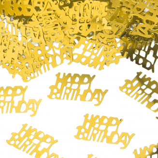 Zlaté Konfety "Happy Birthday" 15g