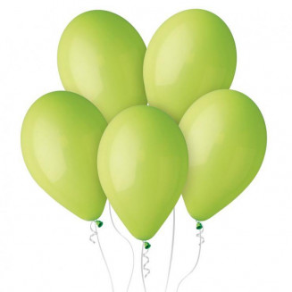 Latexový balón svetlo zelený, veľ.12/30cm