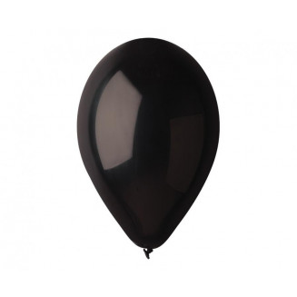 Latexový balón, čierny, veľ.12