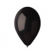 Latexový balón, čierny, veľ.12