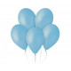 Balón pastelovo nebeský modrý, veľ.12/kus