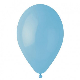 Balón pastelovo nebeský modrý, veľ.12/kus