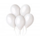 Balón perleťový biely, veľ.12/kus