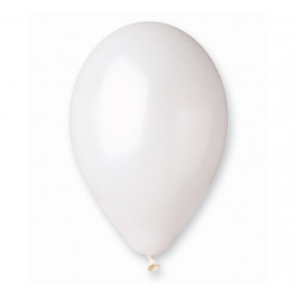 Balón perleťový biely, veľ.12/kus