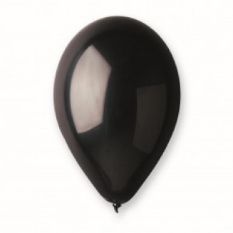 Latexový balón, čierny, veľ.9