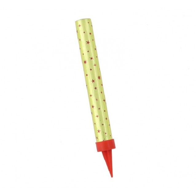 Fontána na tortu, zlatá, 12cm, 1ks Fontána na tortu, zlatá, 12cm, 1ks