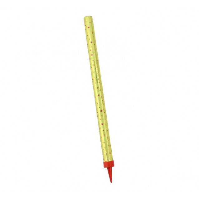 Fontána na tortu, zlatá, 25cm,1ks