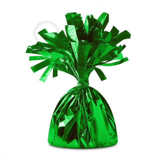 Ťažítko na balóny zelené