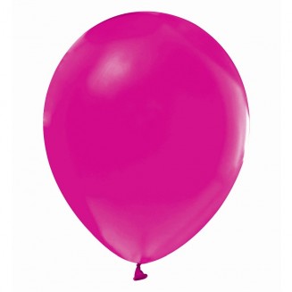 Latexový balón, tmavoružový, Veľ.10/25,4cm,kus
