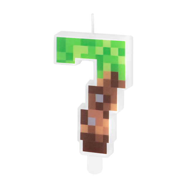 Sviečka Minecraft 7čka, 7cm