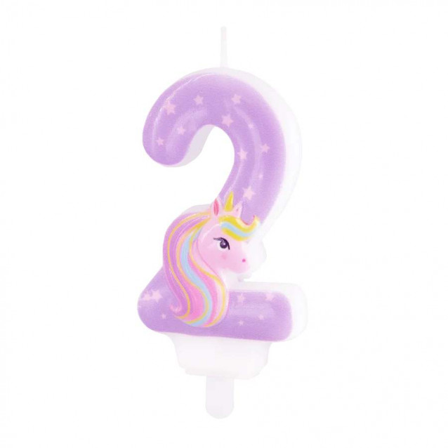 Sviečka Unicorn 2, 8,2cm