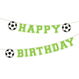Futbalový banner k narodeninám 250 x 16,4 cm