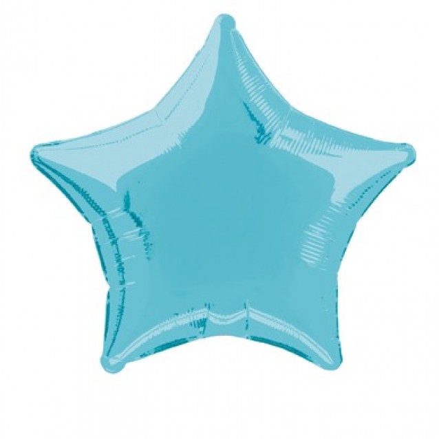 Fóliový balón hviezda bledomodrý, 45cm Fóliový balón hviezda bledomodrý, 45cm