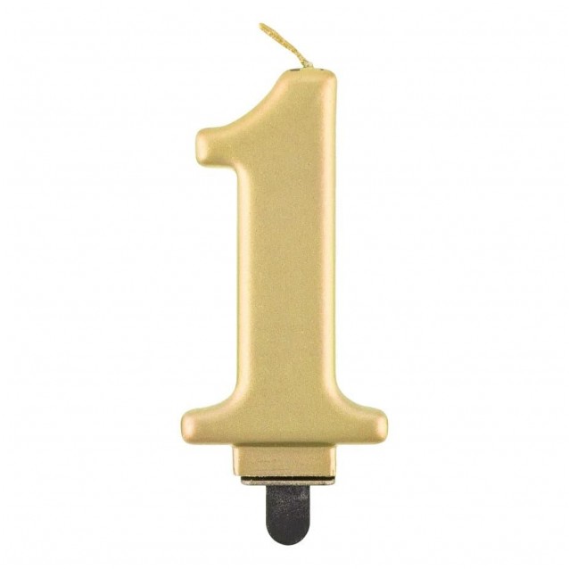 Sviečka zlatá 1 (8cm) Sviečka zlatá 1 (8cm)
