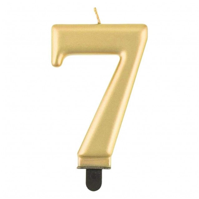 Sviečka zlatá 7 (8cm) Sviečka zlatá 7 (8cm)