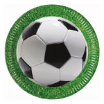 Papierový tanier Goals, Veľ. 23cm, 8ks
