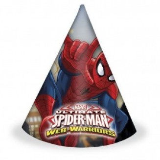 Klobúk Spiderman, 6ks