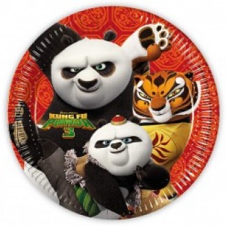 Papierový tanier Kung Fu Panda 3, Veľ.23, 8ks
