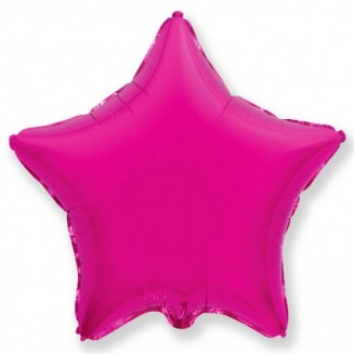 Fóliový balón Hviezda, purpurová veľ.18