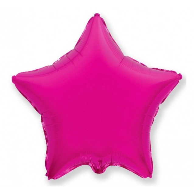 Fóliový balón Hviezda, purpurová veľ.18