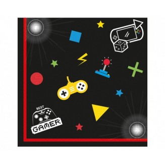 Servítky Game on, 33x33cm/20ks