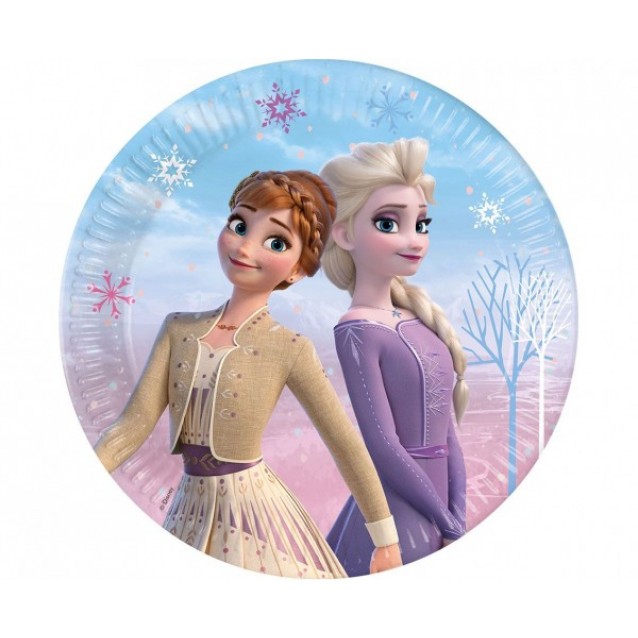 Papierové taniere Frozen 2, 23cm/8ks