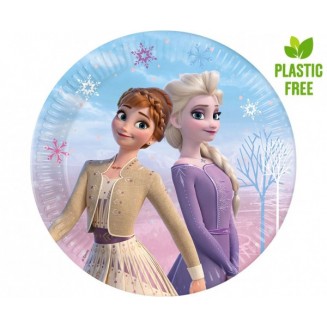 Papierové taniere Frozen 2, 23cm/8ks