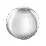 Fóliový balón Guľa, strieborná, veľ.16