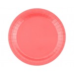 Papierový tanier, ružový, 23cm/14ks