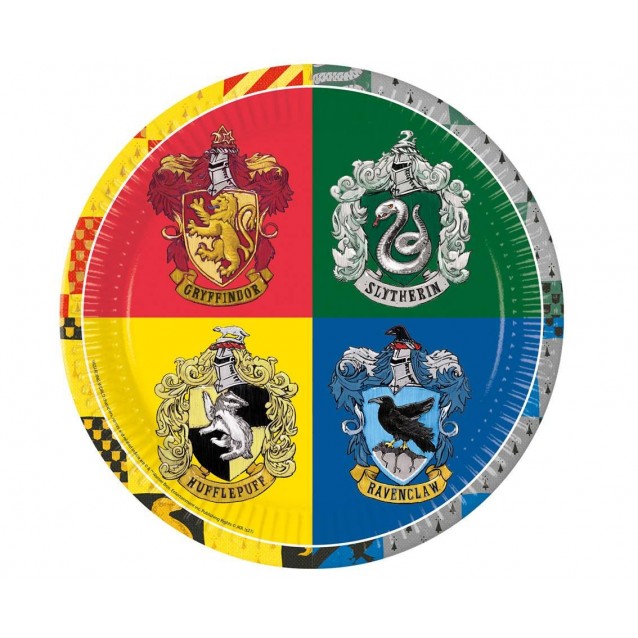 Papierový tanier Harry Potter, 23cm/8ks (plast free) Papierový tanier Harry Potter, 23cm/8ks (plast free)