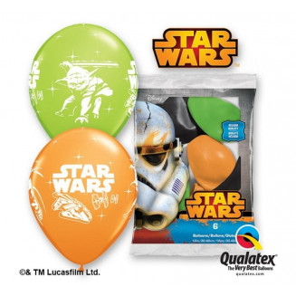 Balóny Star Wars, 6ks/bal.
