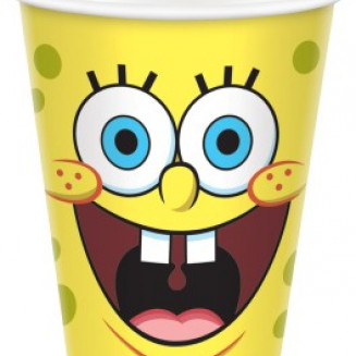 Papierový pohár Sponge Bob, 250ml/8ks
