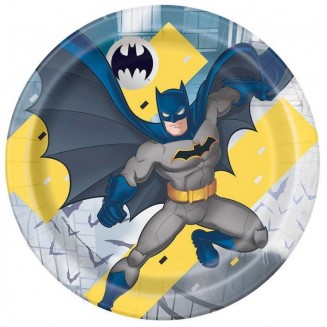 Papierový tanier Batman,23cm/8ks /plastic free/