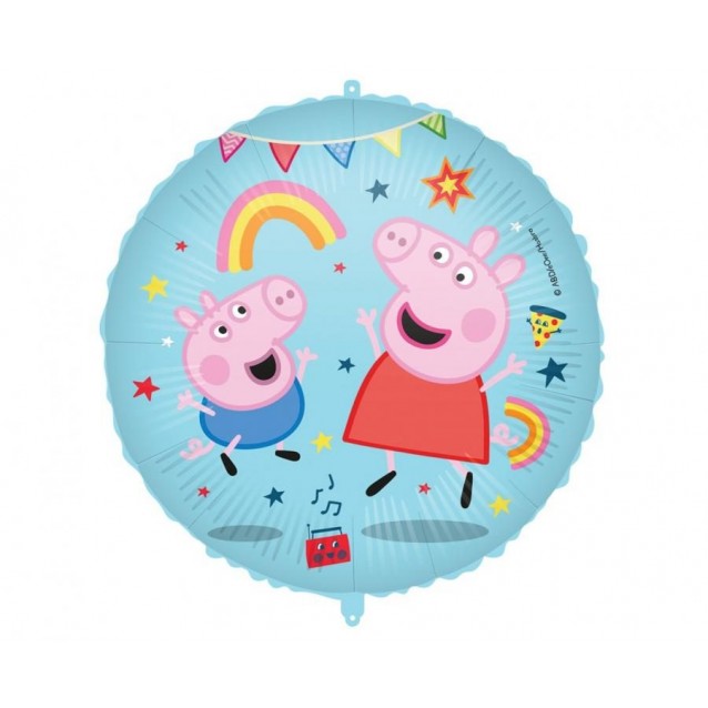 Balón Peppa Pig, Messy play, veľ.18 Balón Peppa Pig, Messy play, veľ.18