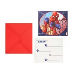 Pozvánky Spiderman/6ks
