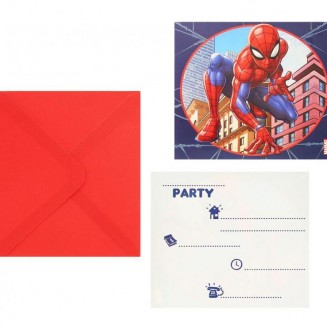 Pozvánky Spiderman/6ks