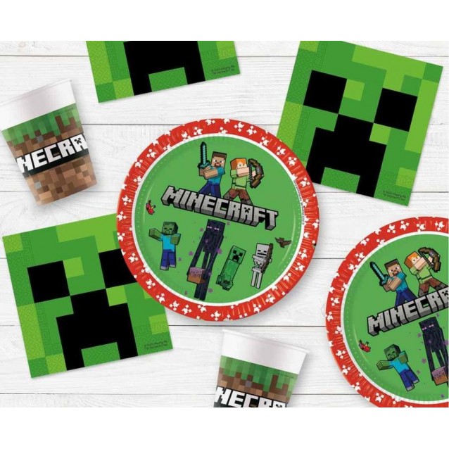 Papierové servítky MINECRAFT creeper