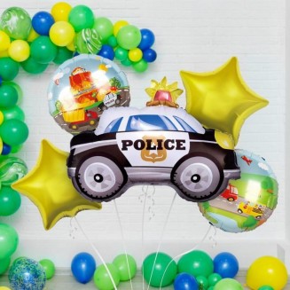 Balónový set Policia
