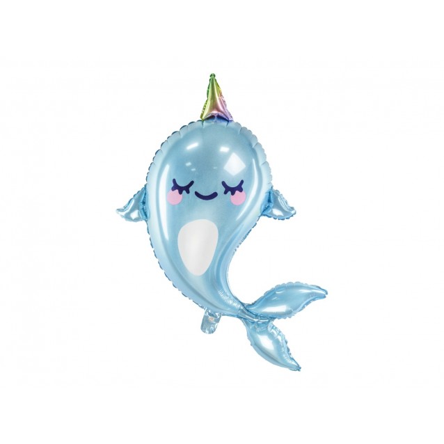 Fóliový balón Narwhal, 48x76cm Fóliový balón Narwhal, 48x76cm