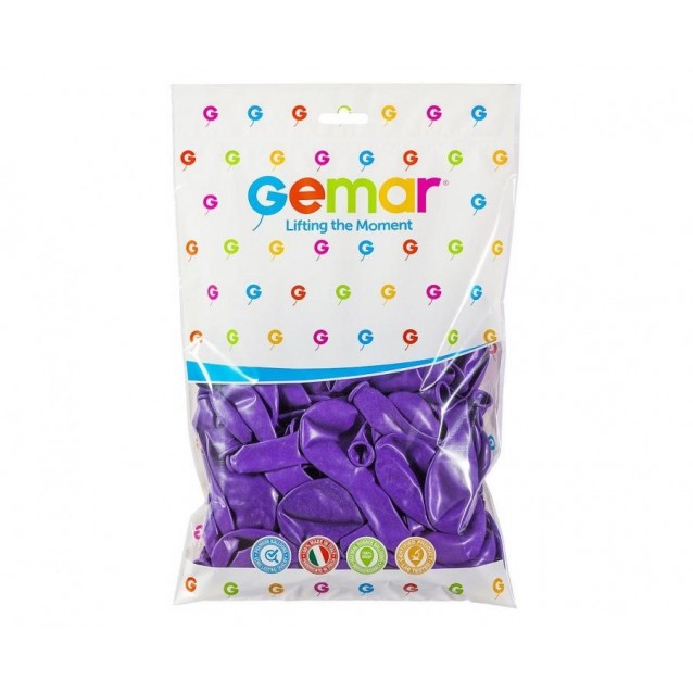 Latexový balón pastelový fialový G110/08, veľ.12