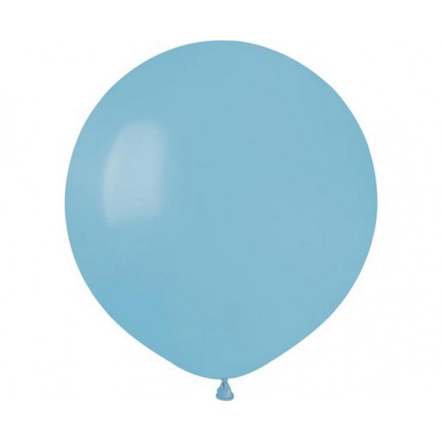 Latexový balón pastelový bledomodrý, veľ.19/48cm