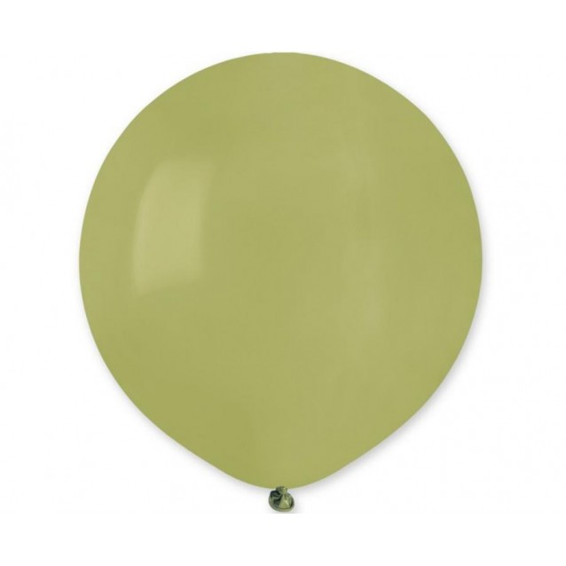 Latexový balón Olivová, veľ.19/48cm
