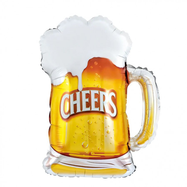 Fóliový balónik Cheers krigel na pivo 58x73cm Fóliový balónik Cheers krigel na pivo 58x73cm