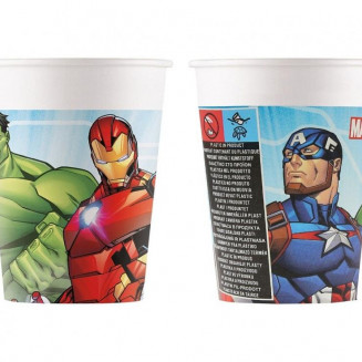 Papierový pohár, Avangers, 250ml/8kusov