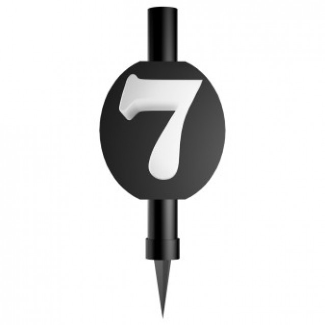 Fontána na tortu 7, čierna, 12cm/1ks Fontána na tortu 7, čierna, 12cm/1ks