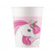Poháre Unicorn, 200ml/8ks