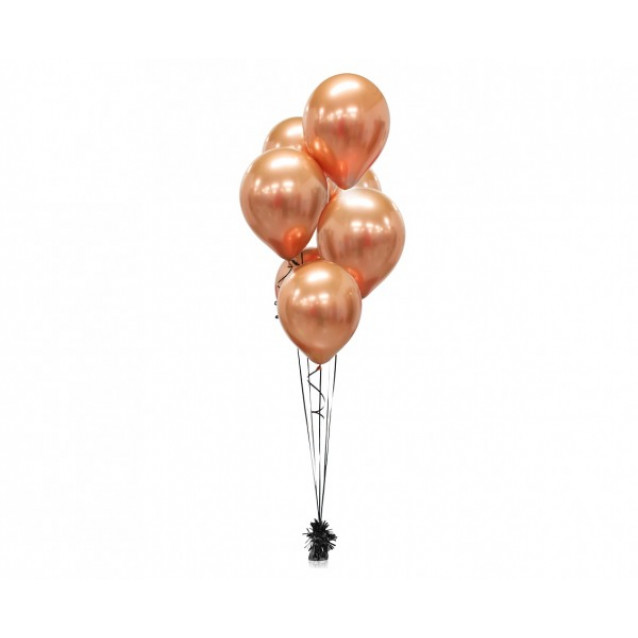 Balón Beauty&Charm, platinovo-medený, veľ.12, bal. 7ks