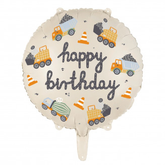 FB Happy birthday dopravné prostriedky, 45cm